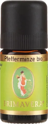 Эфирное масло мяты перечной Primavera Mint Pepper Bio органическое для ароматерапии 5 мл