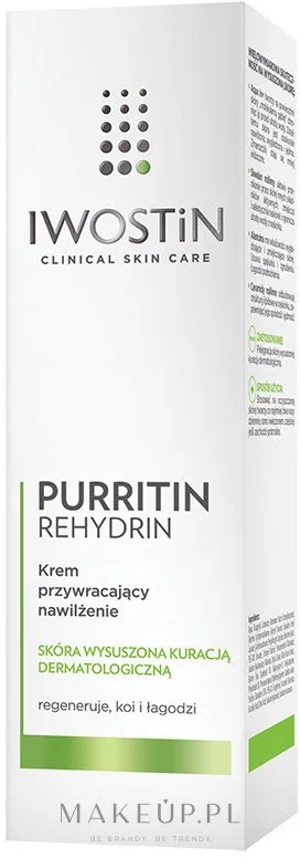 Крем для лица Iwostin Purritin Rehydrin увлажняющий восстанавливающий 40 мл