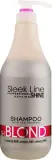 Шампунь для блонда Stapiz Sleek Line Blush Blond с розовым пигментом, керамидами и коэнзимом Q10, 1000 мл — фото 2