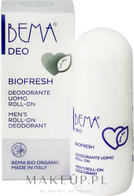 Дезодорант шариковый Bema Cosmetici Bema Love Bio Deo Biofresh Roll-On мужской, для чувствительной кожи, 50 мл