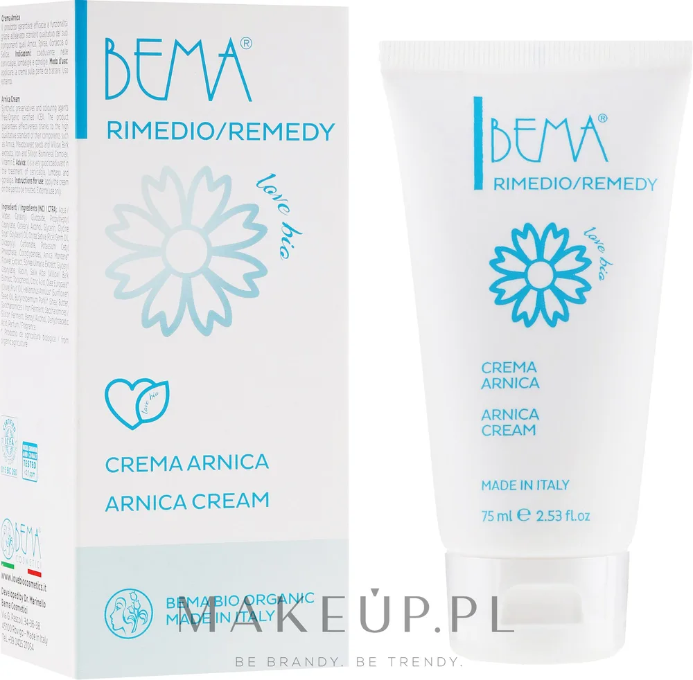 Bema Cosmetici Bema Cosmetici Bema Love Bio Arnica Cream - Крем для тела Bema Love Bio натуральный с горной арникой 75 мл