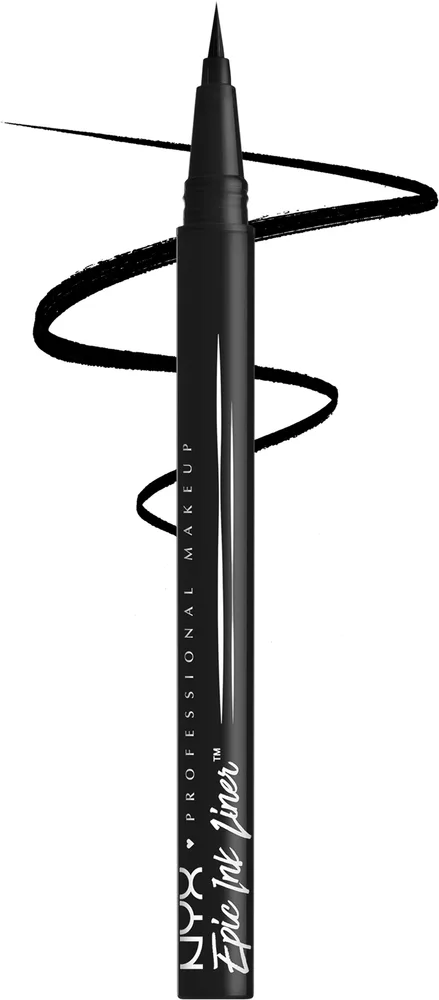 NYX Professional Makeup Eyeliner w pisaku - Подводка для глаз NYX Epic Ink Liner фломастер, оттенок Black