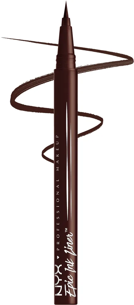 NYX Professional Makeup Eyeliner w pisaku - Подводка для глаз NYX Epic Ink Liner фломастер, оттенок 04 - Milk Chocolate