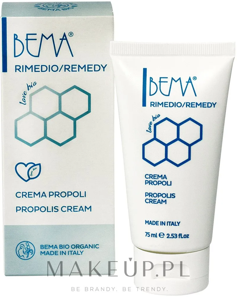 Bema Cosmetici Bema Cosmetici Remedy Love Bio Propolis Cream - Крем для тела Bema Remedy Love Bio с прополисом для проблемной кожи 75 мл