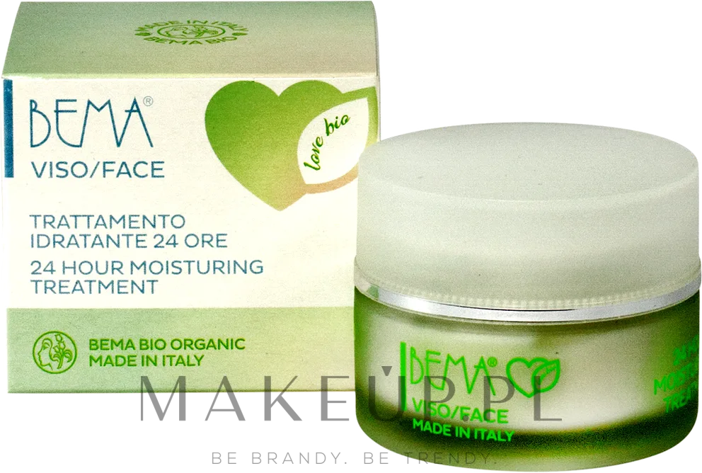 Крем для лица Bema Cosmetici Love Bio увлажняющий 24 часа с гамамелисом 50 мл