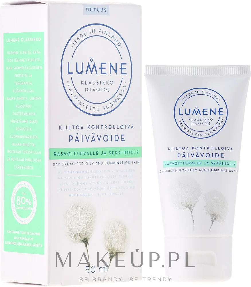 Крем для лица дневной Lumene Klassikko матирующий для жирной кожи 50 мл