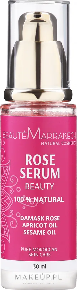 Масло-сыворотка для лица Beaute Marrakech Face Serum розовая натуральная для сухой кожи 30 мл