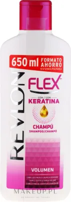 Шампунь для объёма тонких волос Revlon Flex с кератином, 650 мл