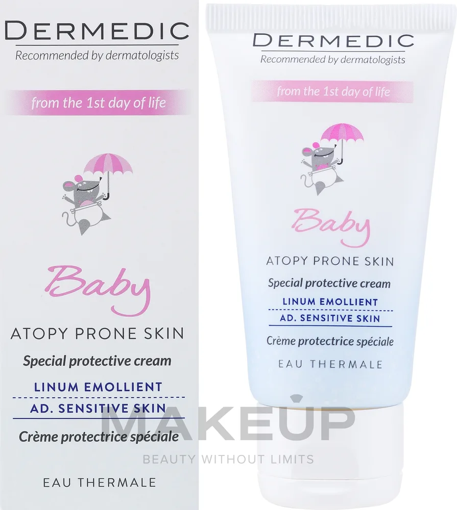 Крем для лица Dermedic Emolient Baby защитный детский SPF 15 50 мл