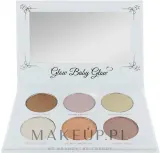 Палетка хайлайтеров для лица Sosu by SJ Highlighter Kit шесть оттенков, прессованные и запечённые текстуры, 1 шт — фото 1