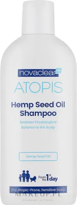 Шампунь Novaclear Atopis с органическим маслом конопли, для атопичной кожи, без красителей, 250 мл