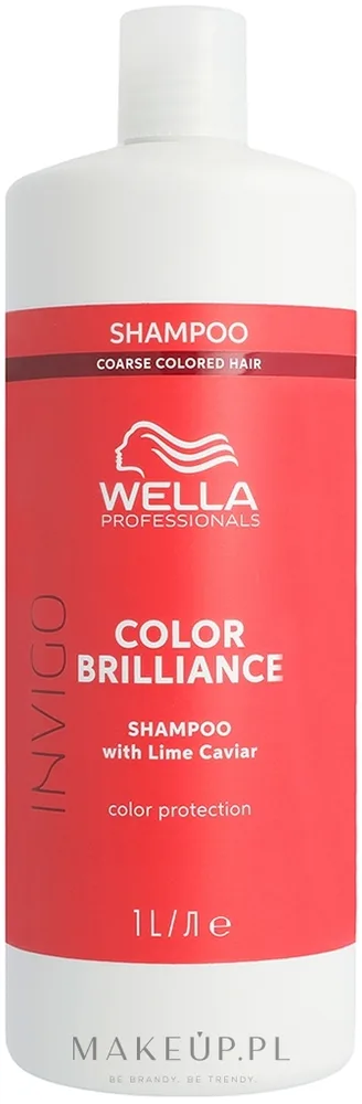 Шампунь для защиты цвета жёстких окрашенных волос Wella Professionals Invigo Color Brilliance Coarse