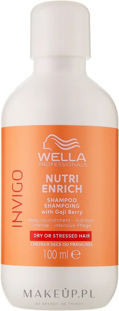Питательный шампунь с ягодами годжи Wella Professionals Invigo Nutri-Enrich Deep Nourishing для сухих волос, 500 мл