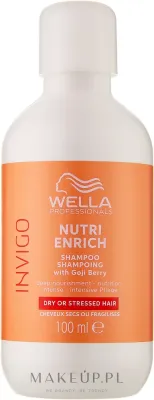 Питательный шампунь с ягодами годжи Wella Professionals Invigo Nutri-Enrich Deep Nourishing для сухих волос, 500 мл
