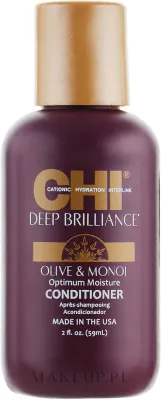 Кондиционер для повреждённых волос CHI Deep Brilliance Optimum Moisture Conditioner с маслом монои и кокоса, 355 мл