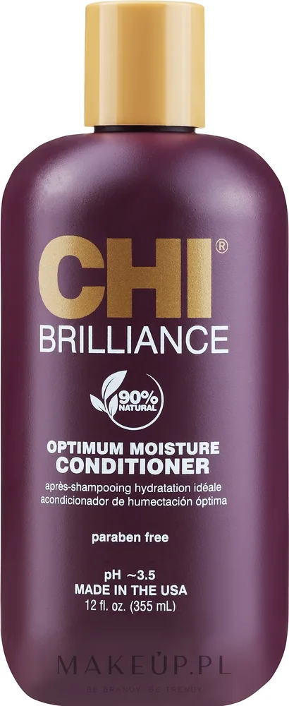 Кондиционер для повреждённых волос CHI Deep Brilliance Optimum Moisture Conditioner с маслом монои и кокоса, 355 мл