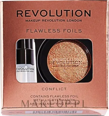Набор для макияжа глаз Makeup Revolution Flawless Foils тени и база под тени 2 г + 2 мл