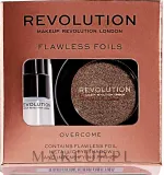 Набор для макияжа глаз Makeup Revolution Flawless Foils тени и база под тени 2 г + 2 мл, оттенок Overcome — фото 1