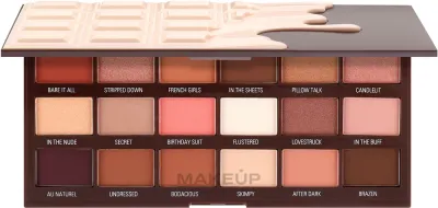 Палетка теней для век I Heart Revolution Chocolate Palette 18 оттенков