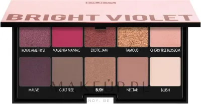 Палетка теней для век Pupa Make Up Stories Palette десять оттенков, матовые, бархатистые и металлические финиши, 15,5 г