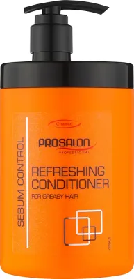 Освежающий кондиционер для жирных волос Prosalon Refreshing Conditioner, регулирует выработку себума, 1000 г