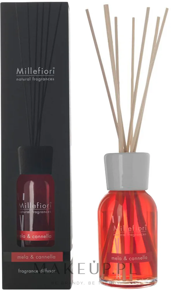 Аромадиффузор для дома Millefiori Milano Natural Mela & Cannella яблоко и корица