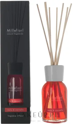 Аромадиффузор для дома Millefiori Milano Natural Mela & Cannella яблоко и корица