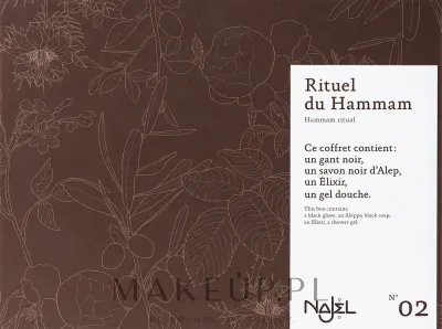Набор для тела Najel Rituel du Hammam мыло масло гель для душа и рукавица кесса 500+125 мл