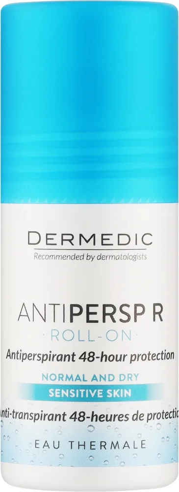 Дезодорант-антиперспирант Dermedic Antipersp R шариковый, для нормальной, сухой и чувствительной кожи, 60 г