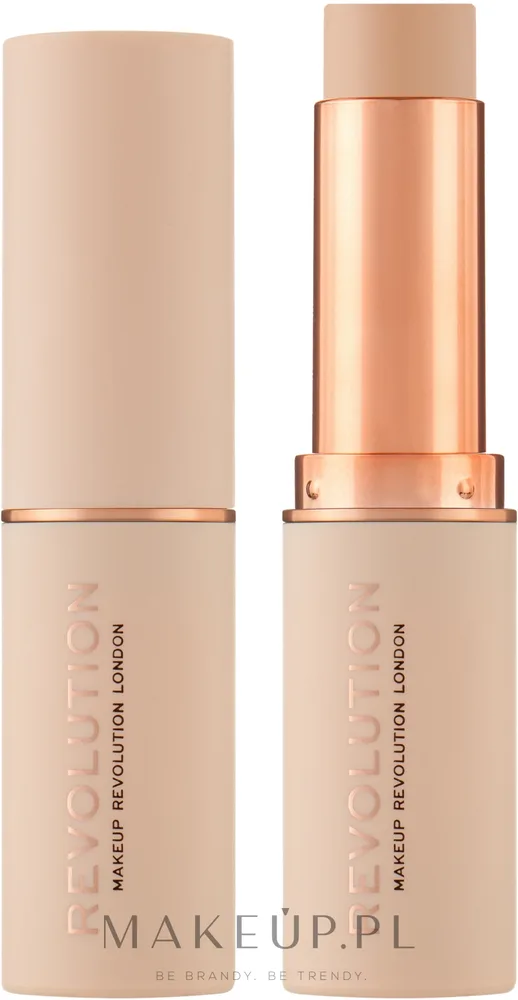 Тональная основа Makeup Revolution Fast Base в стике, 6,2 г, оттенок F2