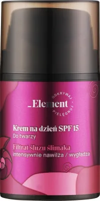 Крем для лица _Element дневной с фильтратом улитки SPF 15 50 мл