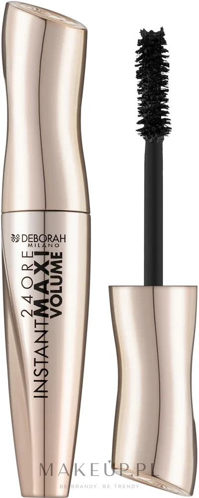Тушь для ресниц Deborah 24 Ore Instant Maxi Volume объём, оттенок Black