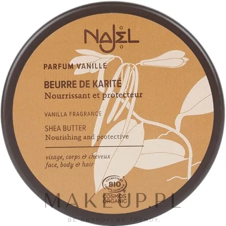 Масло ши Najel Shea Butter Vanilla ваниль органическое 100 г