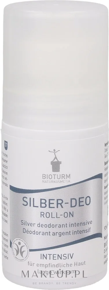 Дезодорант шариковый с серебром Bioturm Silver Intensiv No.37