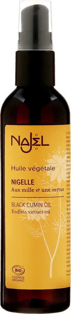 Масло чёрного тмина Najel Black Cumin Oil для лица и тела 125 мл