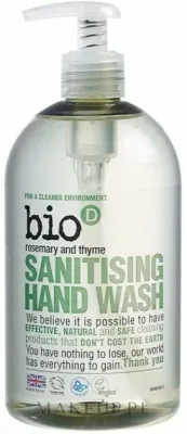 Жидкое мыло для рук Bio-D Rosemary & Thyme с розмарином и тимьяном, 500 мл
