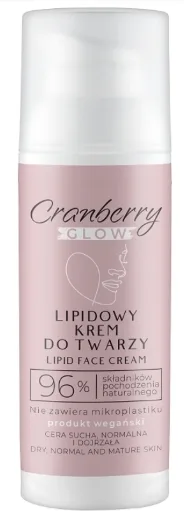 Крем для лица GoCranberry гипоаллергенный питательный для сухой и нормальной кожи 50 мл