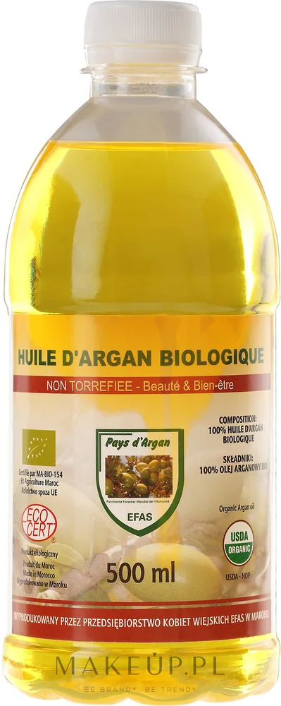 Аргановое масло Efas Argan Oil 100% BIO для тела