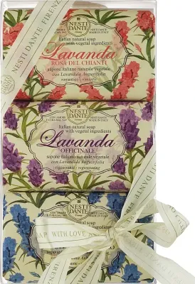 Набор мыла Nesti Dante Lavanda три куска с лавандой 3x150 г