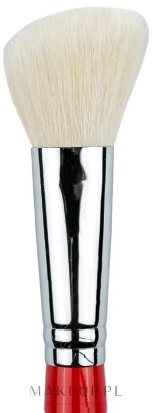 Скошенная кисть для румян и бронзера Ibra Professional Makeup N106 из ворса козы