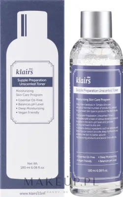 Тоник Dear Klairs Supple Preparation Unscented без отдушки, с центеллой и солодкой, 180 мл