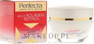 Крем для лица Perfecta Multi-Collagen Retinol против морщин день и ночь 50+ 50 мл