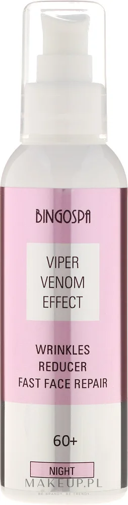 Крем для лица BingoSpa Viper Venom Effect ночной против морщин с пептидом 135 г