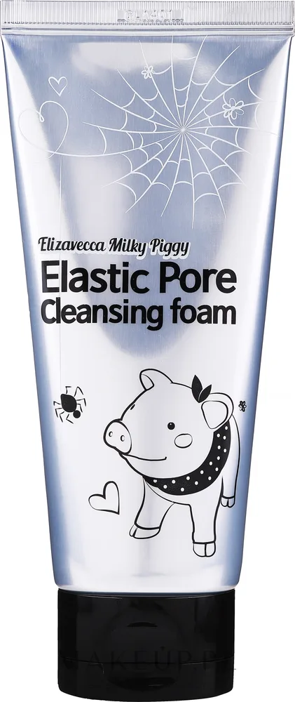 Elizavecca Milky Piggy очищающая пенка для пор с древесным углём, коллагеном и пантенолом, 120 мл