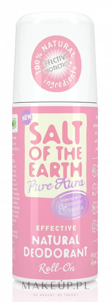 Дезодорант шариковый Salt of the Earth Lavender And Vanilla Natural Roll-On Deodorant натуральный, с ароматом лаванды и ванили, 75 мл