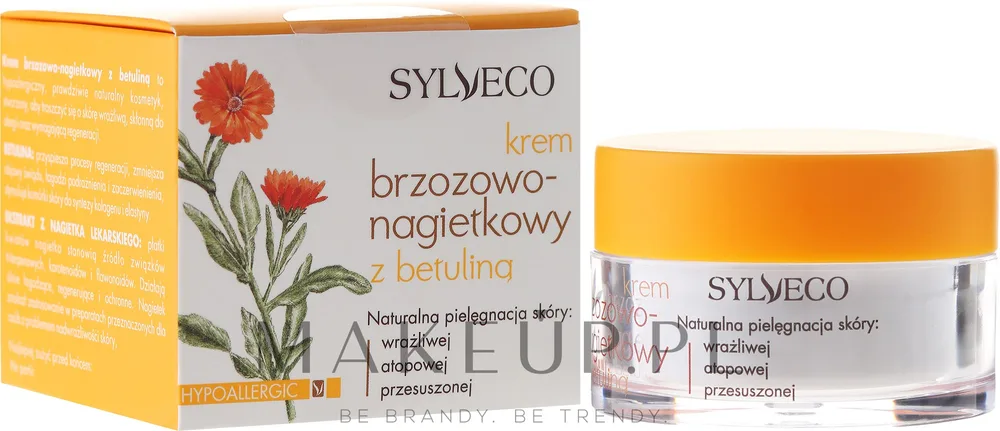 Крем для лица Sylveco гипоаллергенный берёзово-календуловый с бетулином 50 мл