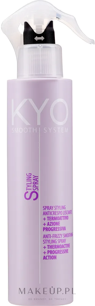 Разглаживающий спрей Kyo Smooth System против пушистости волос, с коллагеном и маслом ши, 200 мл