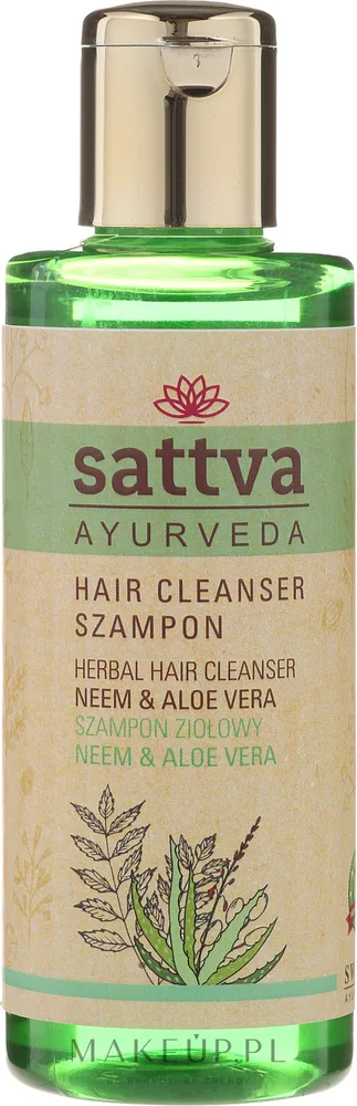 Шампунь Sattva Neem i Aloes для тонких, сухих и ломких волос, 210 мл