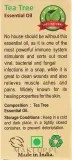 Эфирное масло чайного дерева Sattva Ayurveda 100% натуральное для ароматерапии и ухода за кожей 10 мл — фото 3