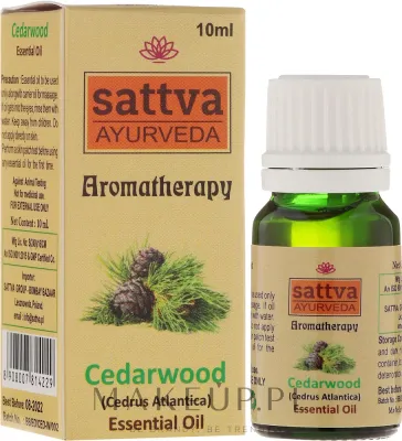 Эфирное масло Sattva Ayurveda Aromatherapy кедр 10 мл